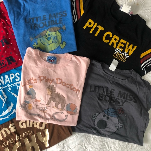 Lot of Two Novelty T-Shirt American Apparel S M - Picture 2 of 2